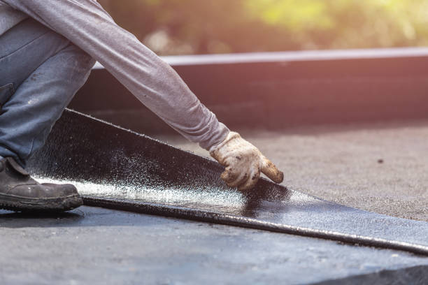 Professional Waterproofing technician working in Schiller Park, IL